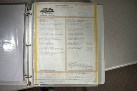 1998 AM General Hummer Hard Top