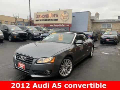 2012 Audi A5 for sale at Diamond Jim's West Allis in West Allis WI