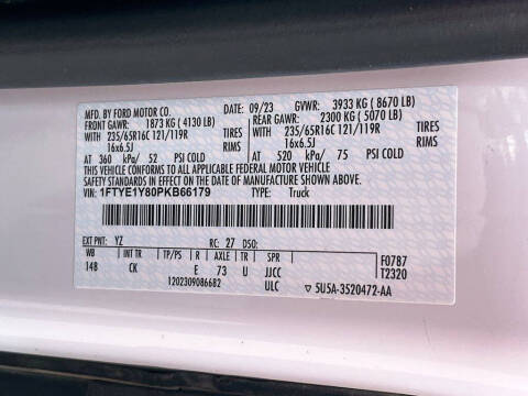 2023 Ford Transit