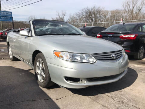 2002 Toyota Camry Solara for sale at Prestige Auto Sales Inc. in Nashville TN