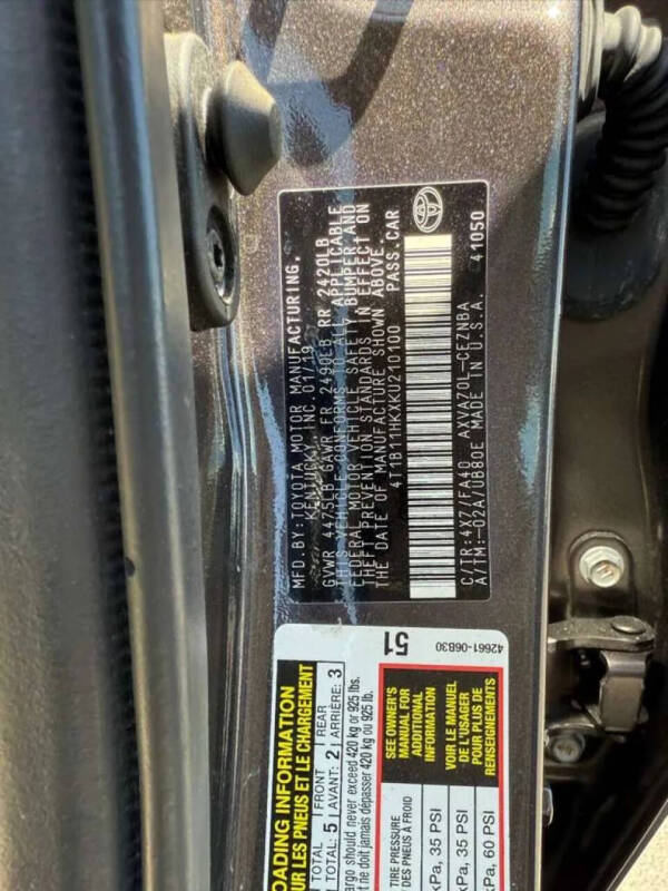 2019 Toyota Camry