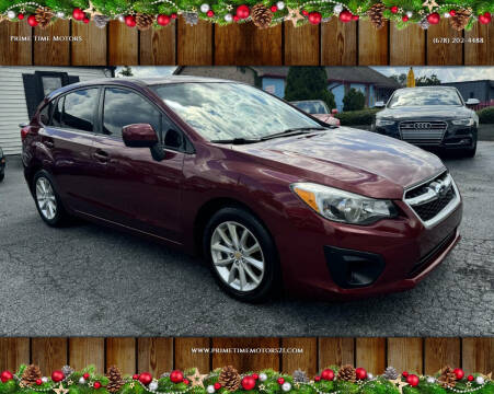 2013 Subaru Impreza for sale at Prime Time Motors in Marietta GA