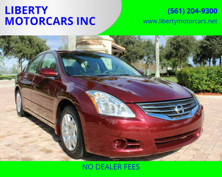 2010 Nissan Altima for sale at LIBERTY MOTORCARS INC in Royal Palm Beach FL