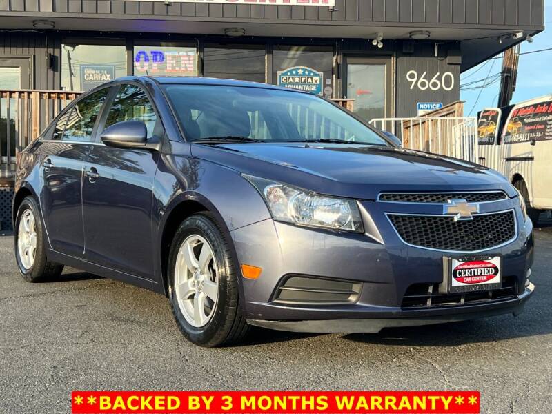 2014 Chevrolet Cruze for sale at CERTIFIED CAR CENTER in Fairfax VA