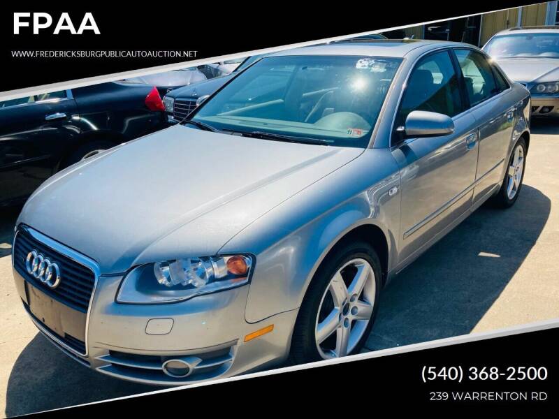 2005 Audi A4 for sale at FPAA in Fredericksburg VA