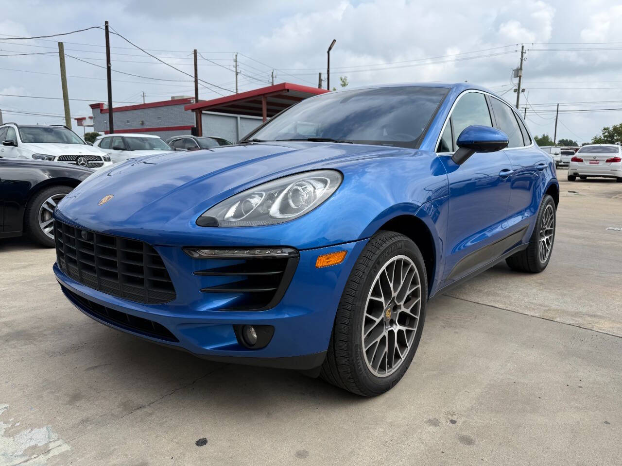 Blue 2016 Porsche Macan S AWD S 4dr SUV 1