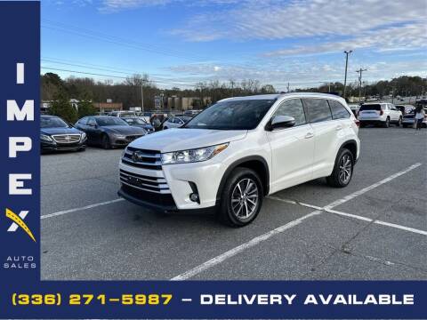 2017 Toyota Highlander for sale at Impex Auto Sales in Greensboro NC