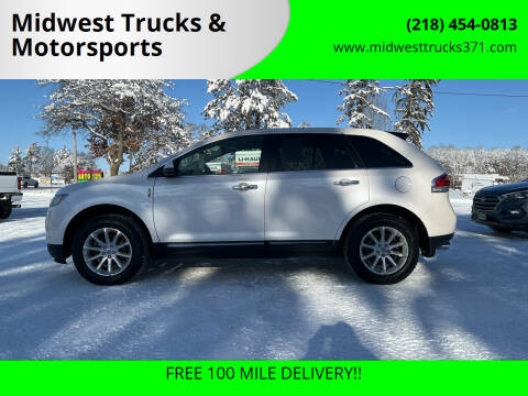 2012 Lincoln MKX for sale at Midwest Trucks & Motorsports in Merrifield MN