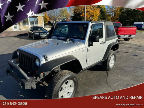 2010 Jeep Wrangler for sale at Spears Auto and Repair in Cadillac MI