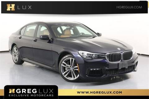 2019 BMW 7 Series for sale at HGREG LUX EXCLUSIVE MOTORCARS in Pompano Beach FL