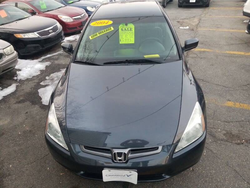 2004 Honda Accord for sale at Howe's Auto Sales in Lowell MA