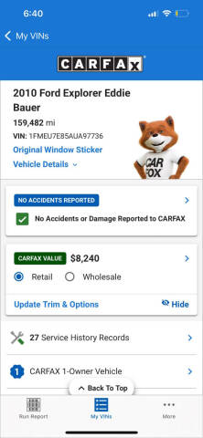 2010 Ford Explorer Eddie Bauer