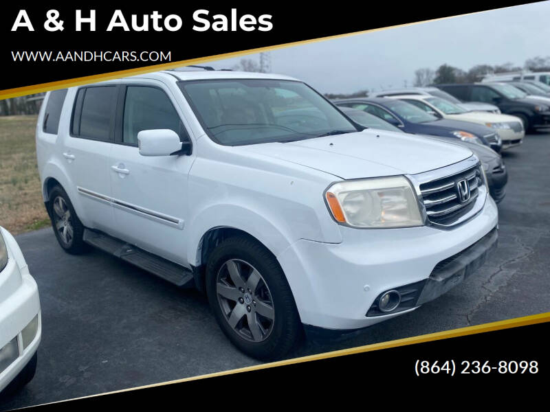 2015 Honda Pilot for sale at A & H Auto Sales in Greenville SC