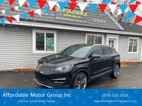 2015 Lincoln MKC for sale at Affordable Motor Group Inc in Leominster MA