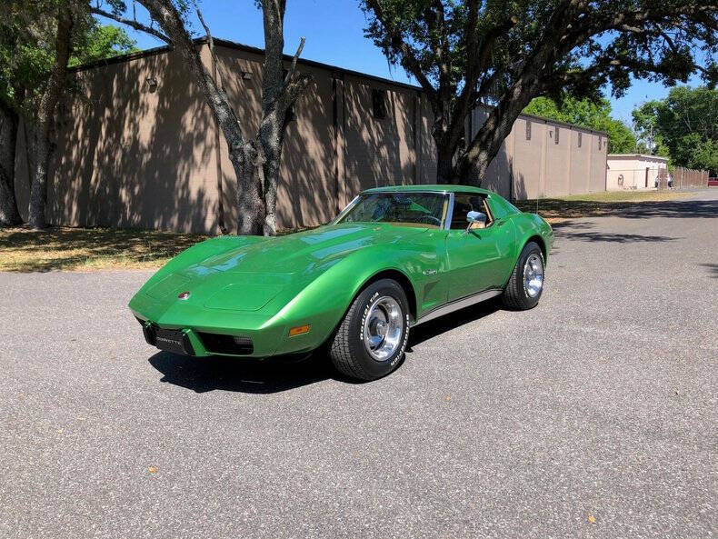 Bright Green 1975 Chevrolet Corvette 52