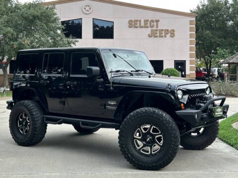 2013 Jeep Wrangler Unlimited for sale at SELECT JEEPS INC in League City TX
