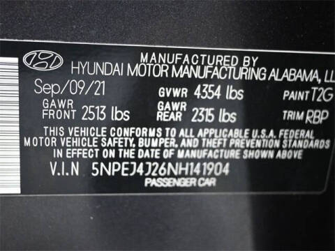 2022 Hyundai Sonata SEL Plus