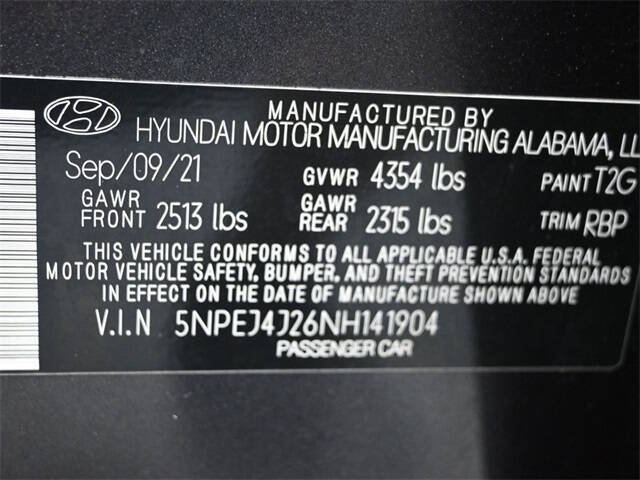 2022 Hyundai Sonata SEL Plus