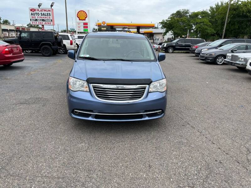 2012 Chrysler Town and Country for sale at PLATINUM AUTO SALES in Dearborn MI