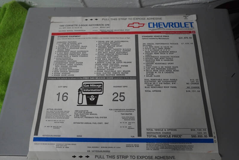 1990 Chevrolet Corvette ZR1