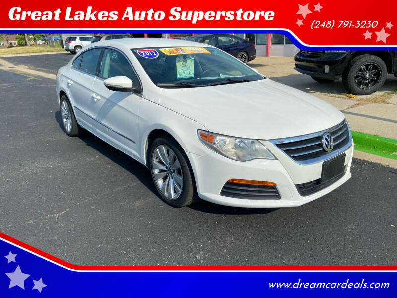 2012 Volkswagen CC for sale at Great Lakes Auto Superstore in Waterford Township MI