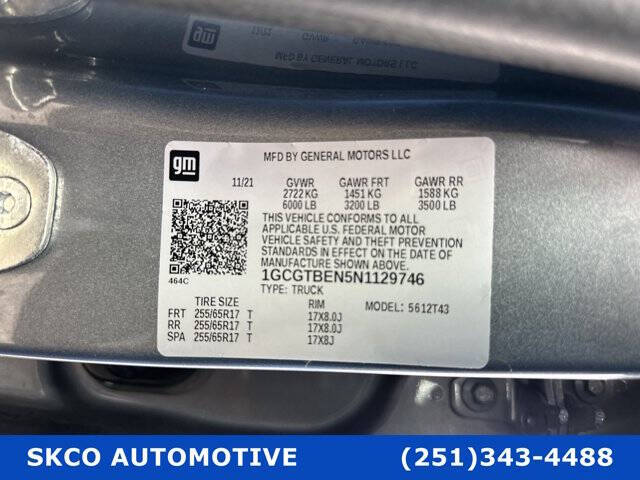 2022 Chevrolet Colorado