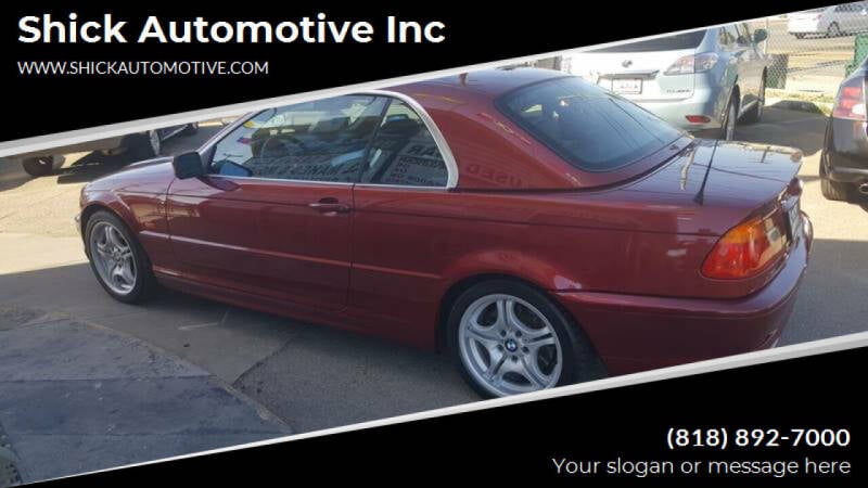 2001 BMW 3 Series for sale at Shick Automotive Inc in North Hills CA