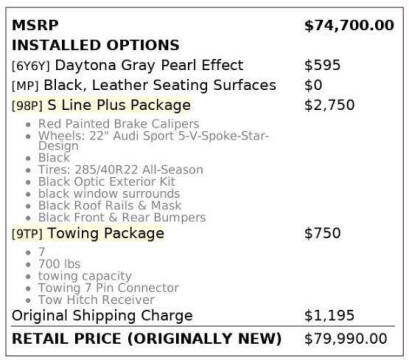 2022 Audi Q8 quattro Premium Plus 55 TFSI