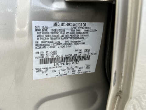 2006 Ford Five Hundred SEL