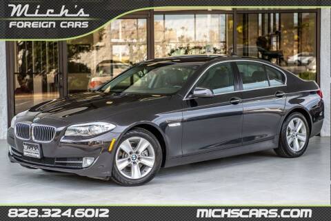 2013 BMW 5 Series for sale at Mich's Foreign Cars in Hickory NC