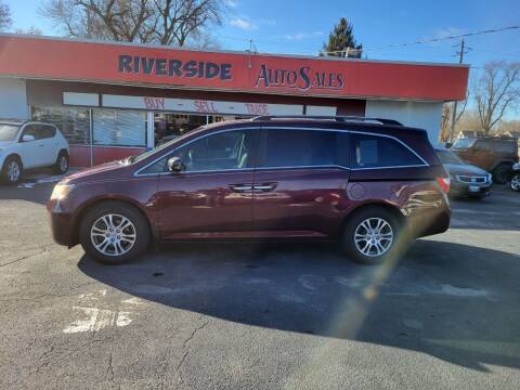 2011 Honda Odyssey for sale at RIVERSIDE AUTO SALES in Sioux City IA