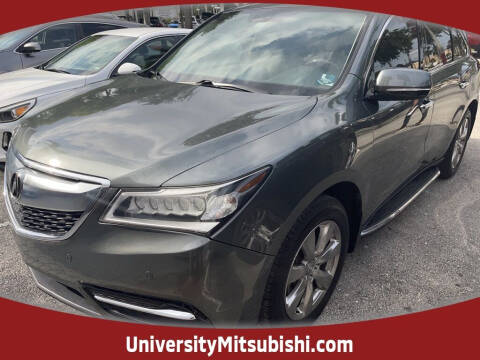 2014 Acura MDX for sale at University Mitsubishi in Davie FL