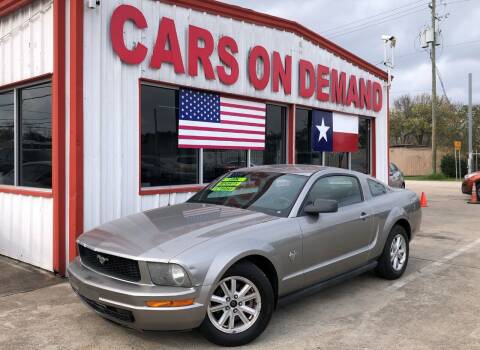 2009 Ford Mustang for sale at Cars On Demand 3 in Pasadena TX