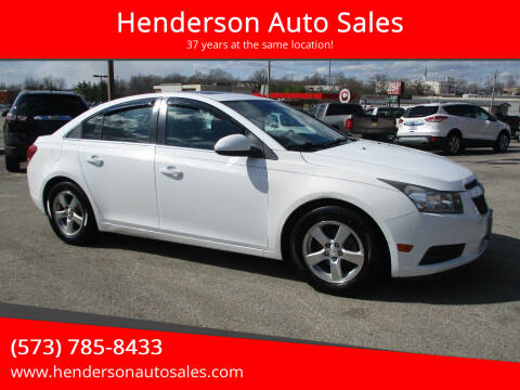 2014 Chevrolet Cruze for sale at Henderson Auto Sales in Poplar Bluff MO