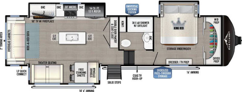 2026 BLACKTHORN 3100 RL 5TH WHE