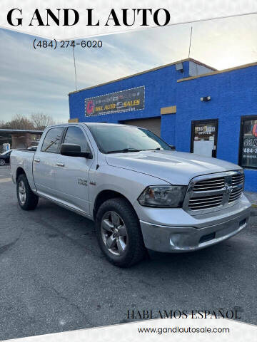 2014 RAM 1500 for sale at G and L Auto in Allentown PA