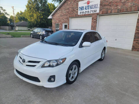 2012 Toyota Corolla for sale at Tyson Auto Source LLC in Grain Valley MO