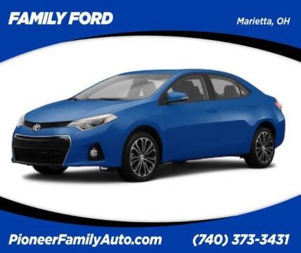 2014 Toyota Corolla for sale at Pioneer Family Preowned Autos of WILLIAMSTOWN in Williamstown WV