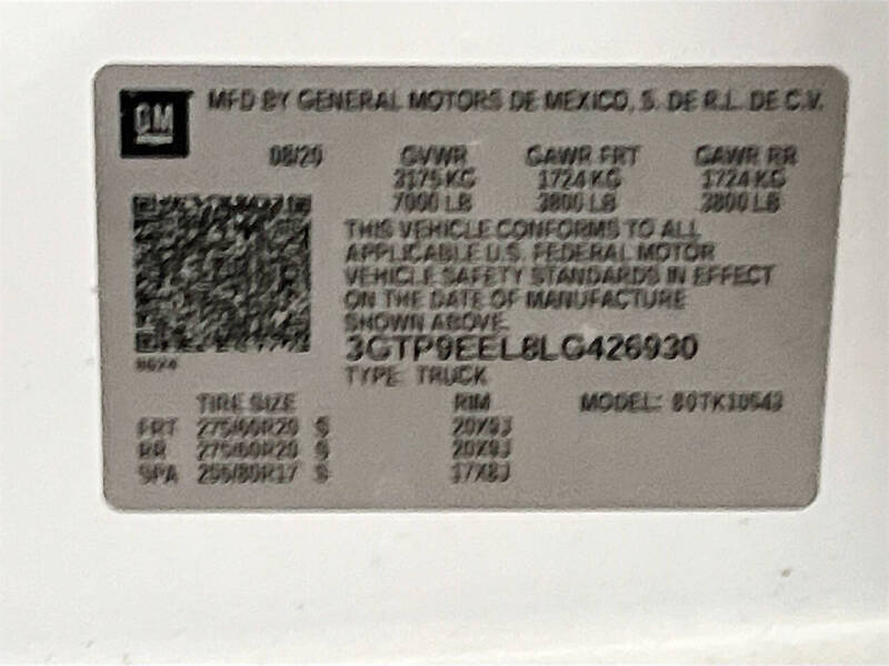 2020 GMC Sierra 1500