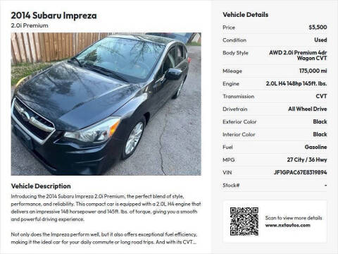 2014 Subaru Impreza