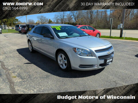 2012 Chevrolet Malibu for sale at Budget Motors of Wisconsin in Racine WI