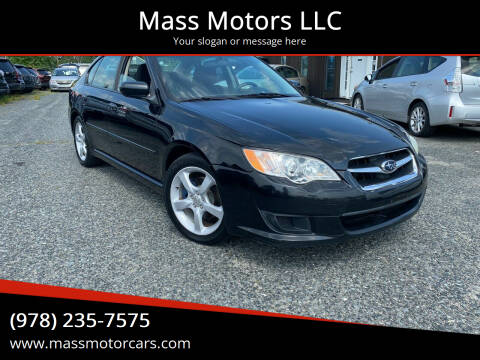 2009 Subaru Legacy for sale at Mass Motors LLC in Worcester MA