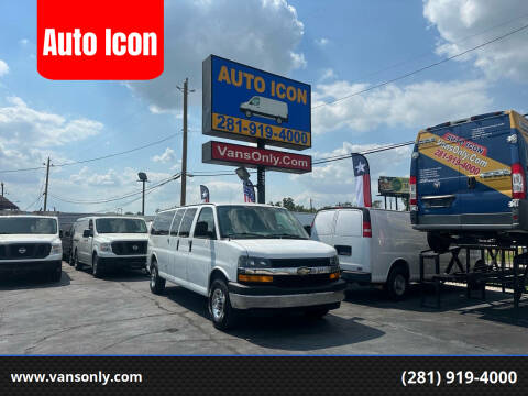 2018 Chevrolet Express for sale at Auto Icon in Houston TX