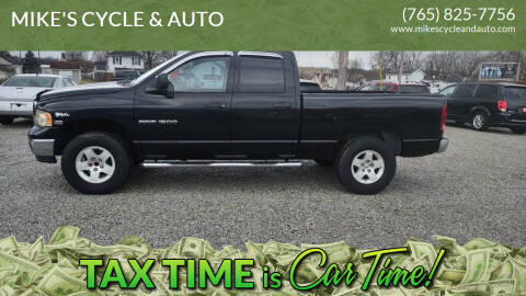 2004 Dodge Ram 1500 for sale at MIKE'S CYCLE & AUTO in Connersville IN