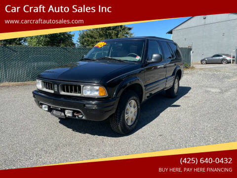 1997 Oldsmobile Bravada for sale at Car Craft Auto Sales Inc in Lynnwood WA