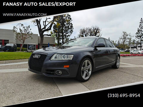 2011 Audi A6 for sale at FANASY AUTO SALES/EXPORT in Yorba Linda CA