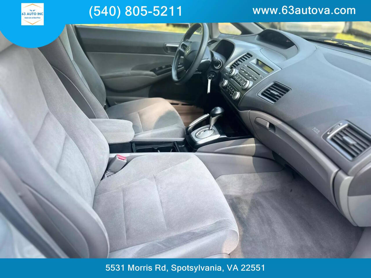 2008 Honda Civic for sale at 63 Auto Inc in Spotsylvania, VA