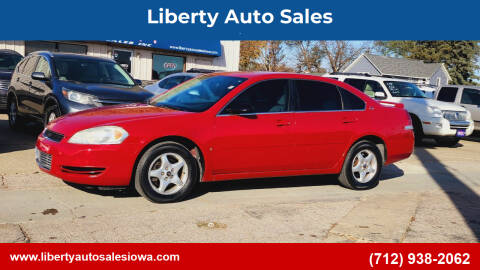 2008 Chevrolet Impala for sale at Liberty Auto Sales in Merrill IA