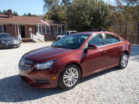 2012 Chevrolet Cruze for sale at Carolina Auto Connection & Motorsports in Spartanburg SC