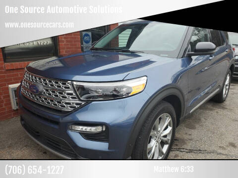 2020 Ford Explorer for sale at One Source Automotive Solutions in Braselton GA